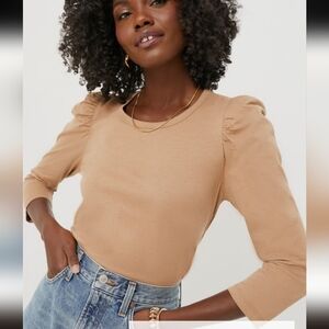 Pomander Place Tan Vesty Long Sleeve Crewneck Size XL